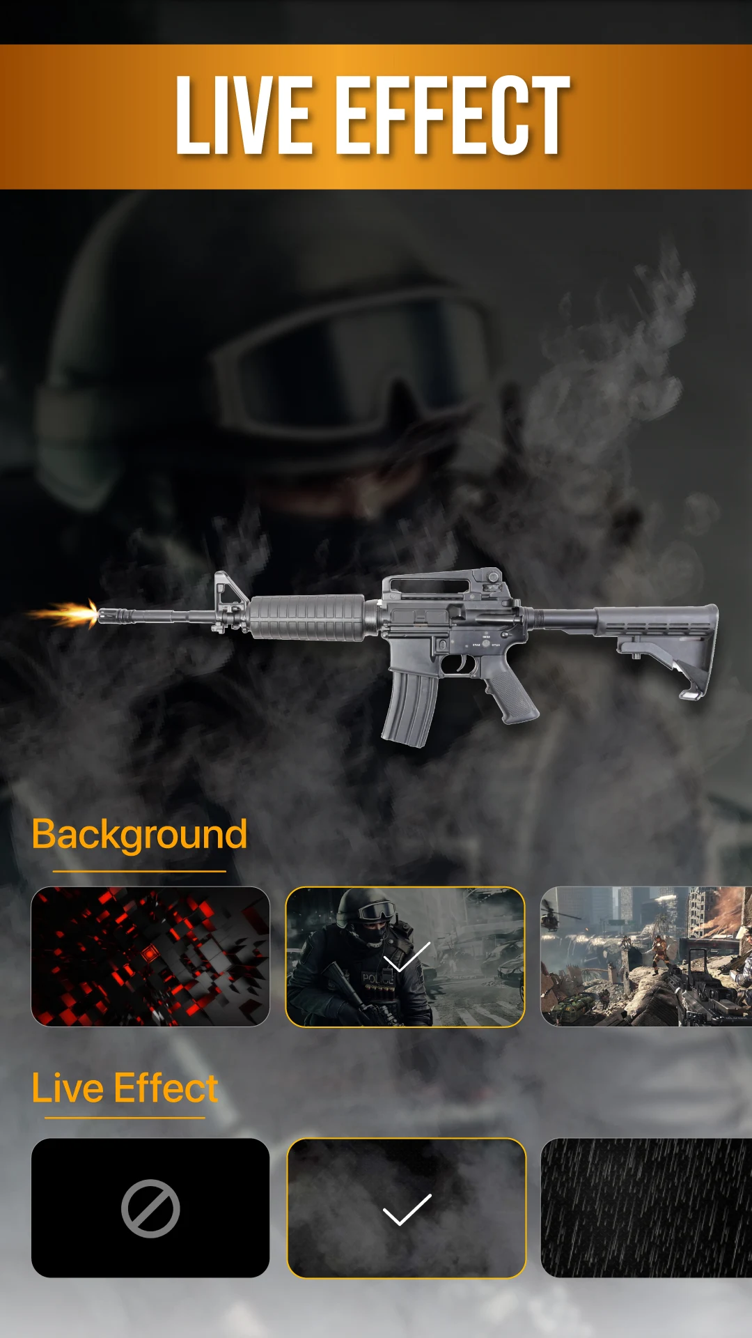Gun Sound Flashlight - Gunshot screenshot