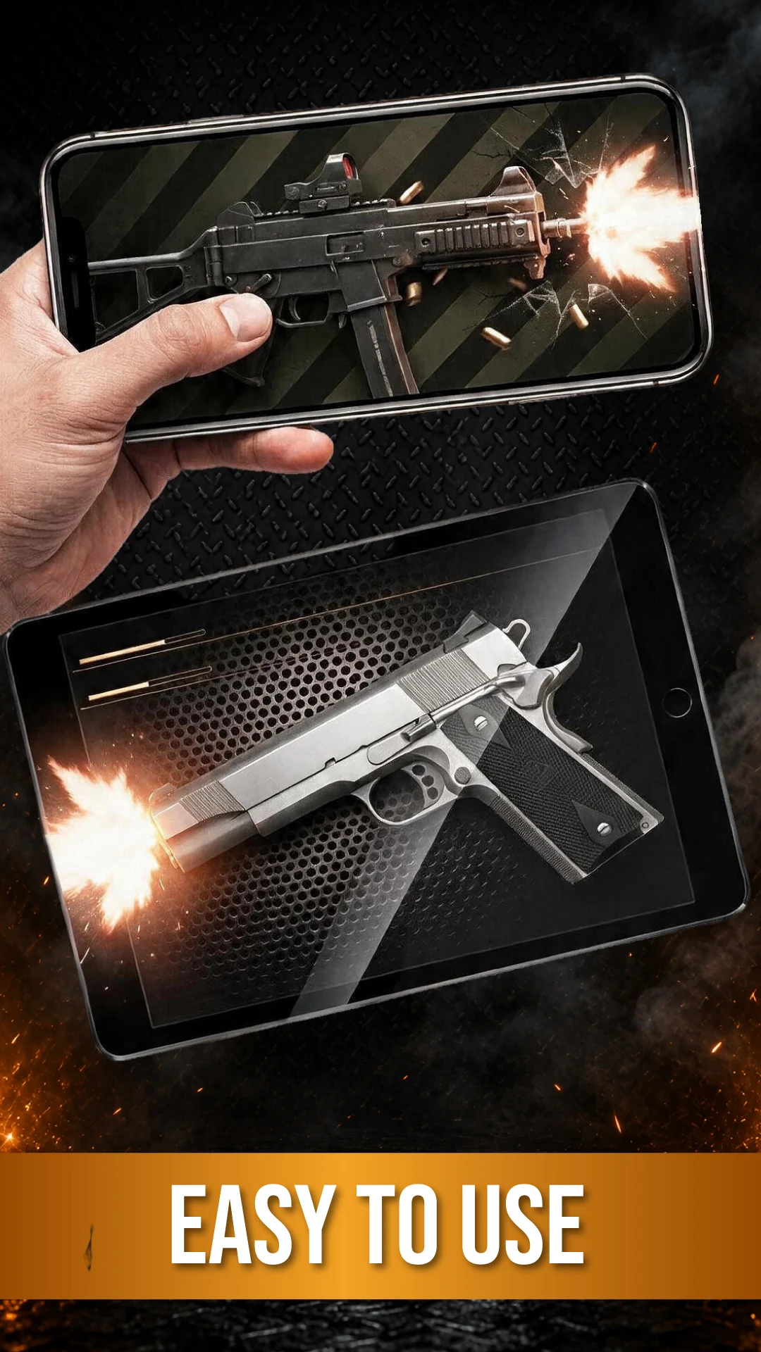 Gun Sound Flashlight - Gunshot screenshot
