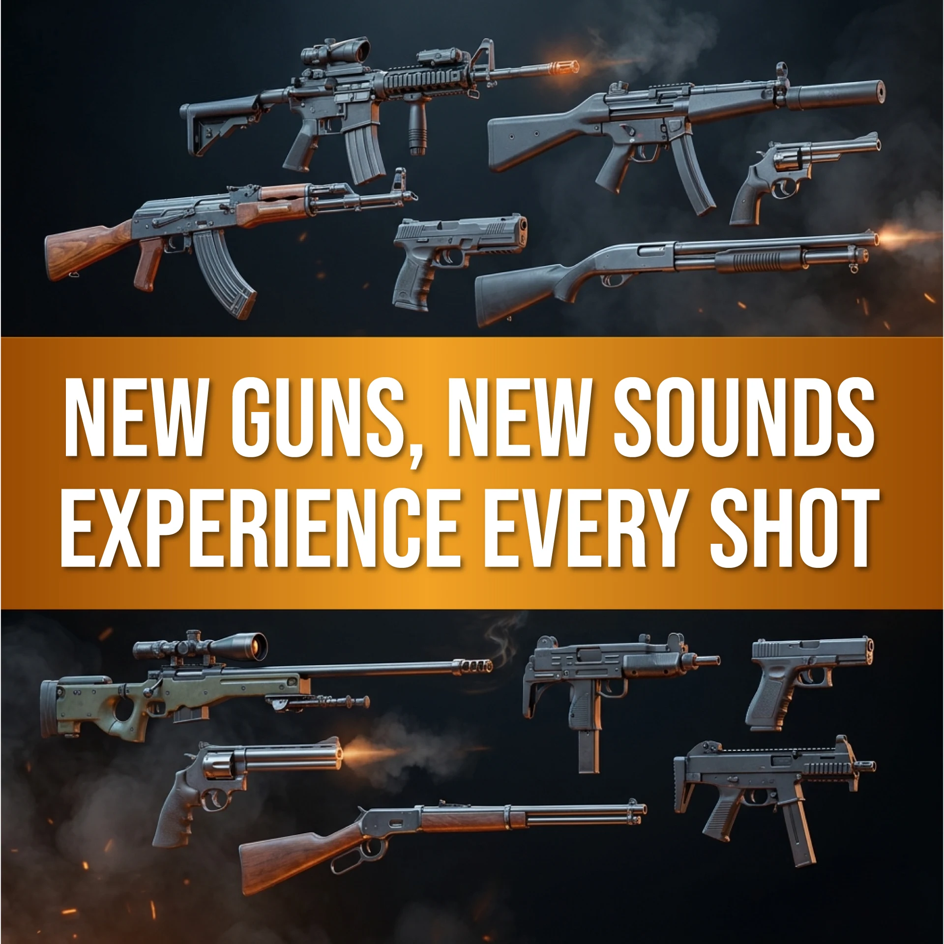 Gun Sound Flashlight - Gunshot screenshot